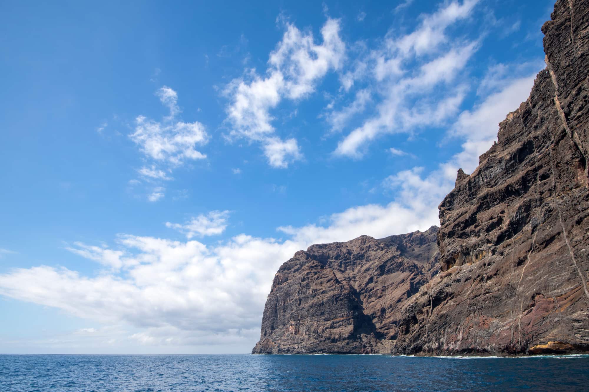 The cliffs of Los Gigantes dropping straight into the Atlantic